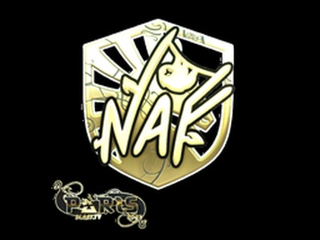 Наклейка | NAF (золотая) | Париж-2023